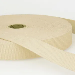 1.5" Cotton Webbing - Ivory
