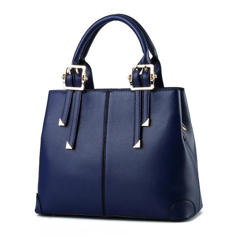 2017 New Arrivals Bags for Woman Elegant Classic Fashion Ladies Occident Style Handbags Solid Color Yellow Pink Green Red Totes