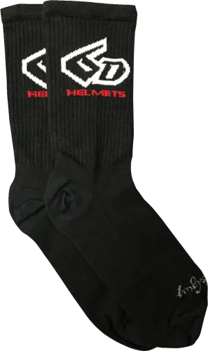 6D Cycling Socks - Black - Large/XL 52-7001