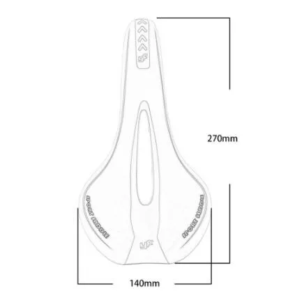 Bicycle Saddle Comfortable Middle Hollow Out Bike Seat