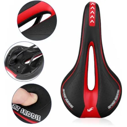 Bicycle Saddle Comfortable Middle Hollow Out Bike Seat