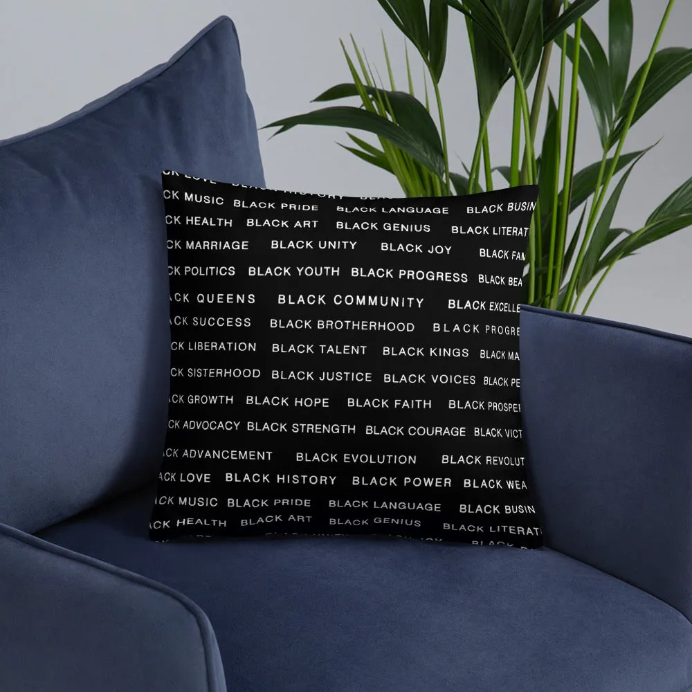 BLACK/WHITE BLACK MAGIC PILLOWS