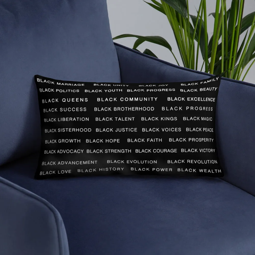 BLACK/WHITE BLACK MAGIC PILLOWS
