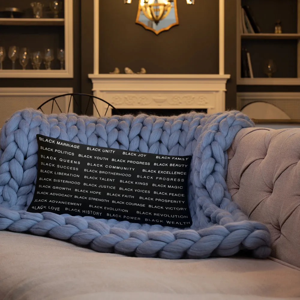 BLACK/WHITE BLACK MAGIC PILLOWS