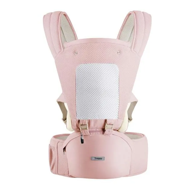 Breathable Ergonomic Baby Carrier Backpack Portable Infant Baby Carrier Kangaroo Hipseat