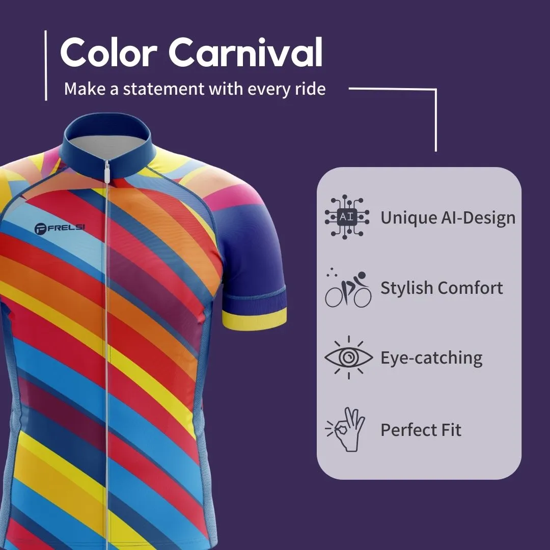 Color Carnival | Men's Short Sleeve Cycling Jersey