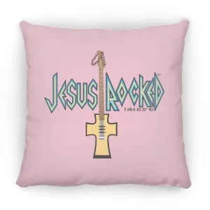 Cross Guitar - Large Square Pillow