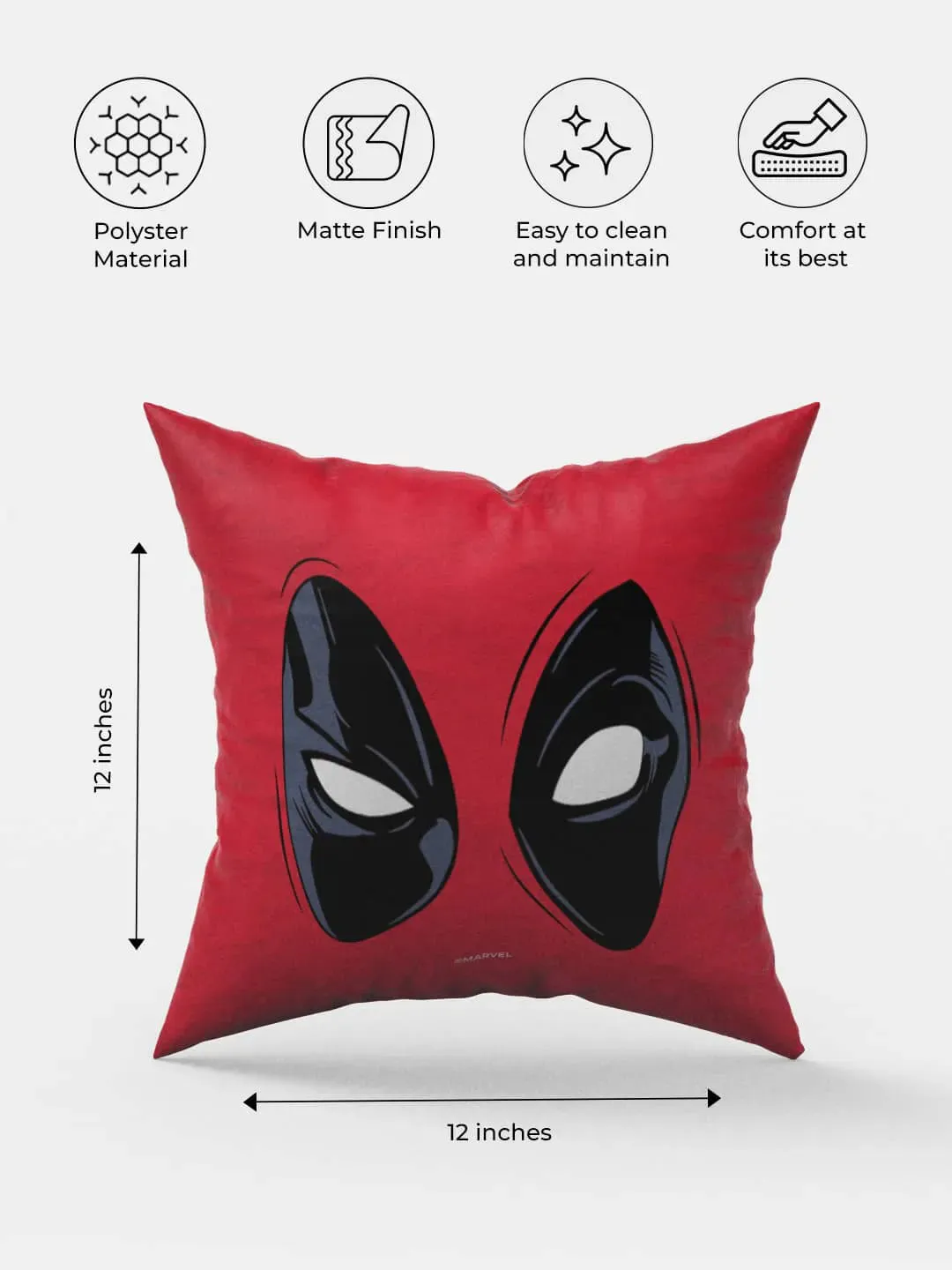 Deadpool Gaze Square Pillow