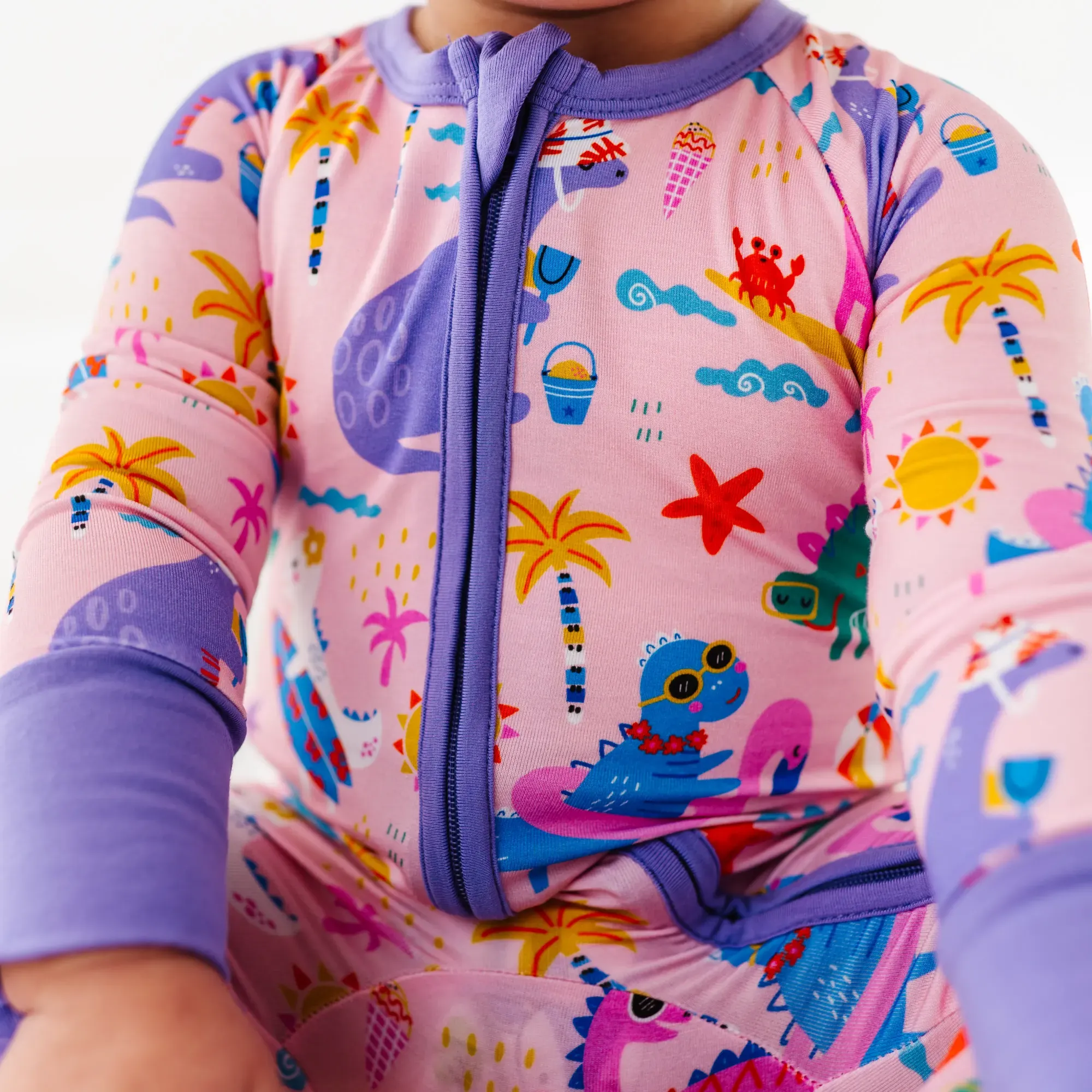 Diva Dinos Bamboo Convertible Footie