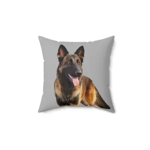 Dutch Shepherd Spun Polyester Square Pillow