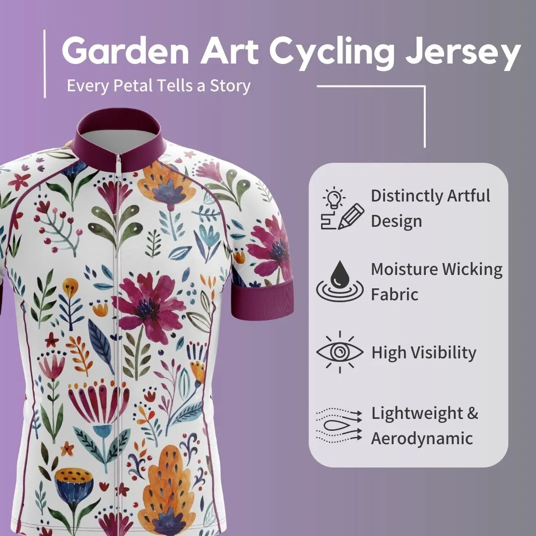 Garden Art | Men's Short Sleeve Cycling Jersey