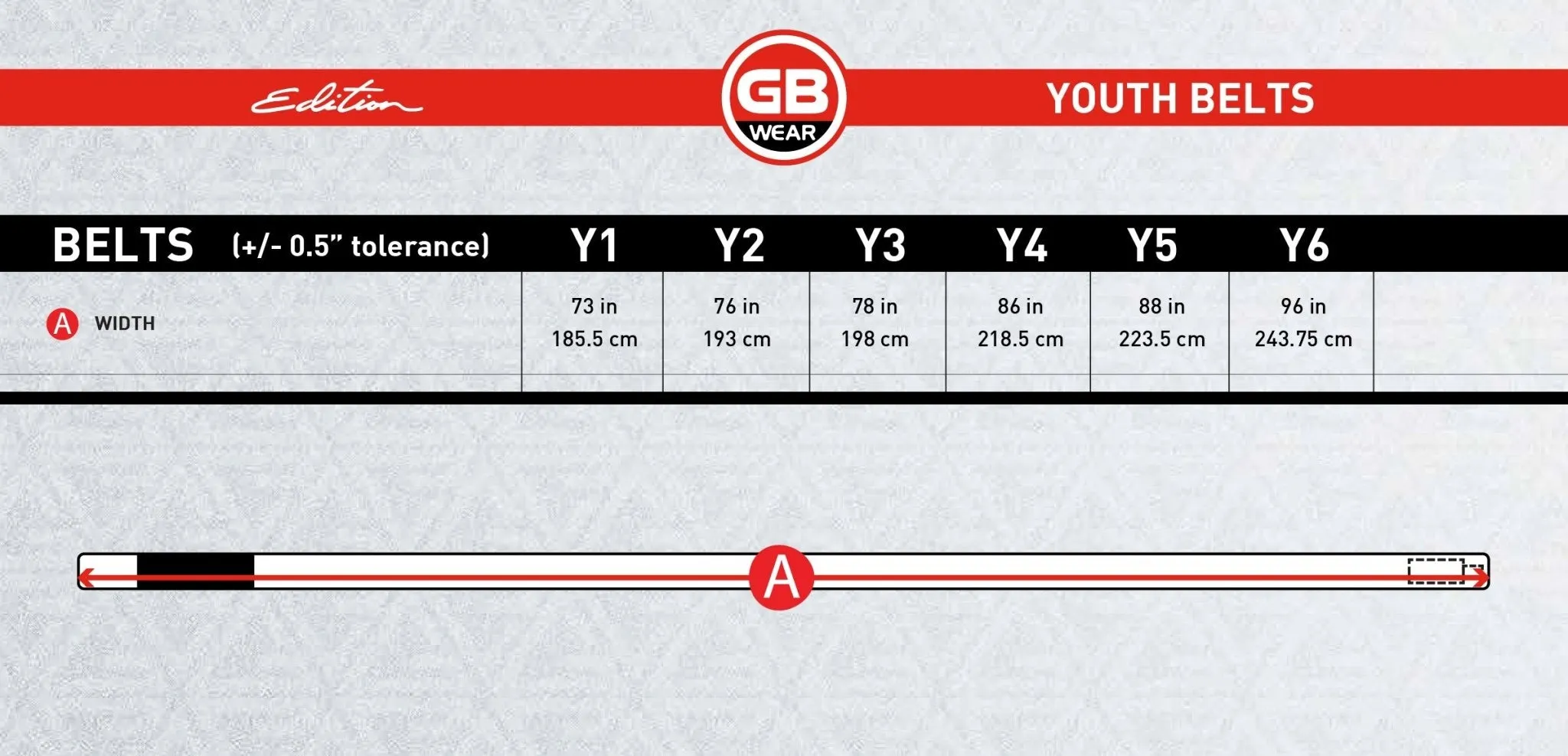 GB Edition Youth Belt - Green