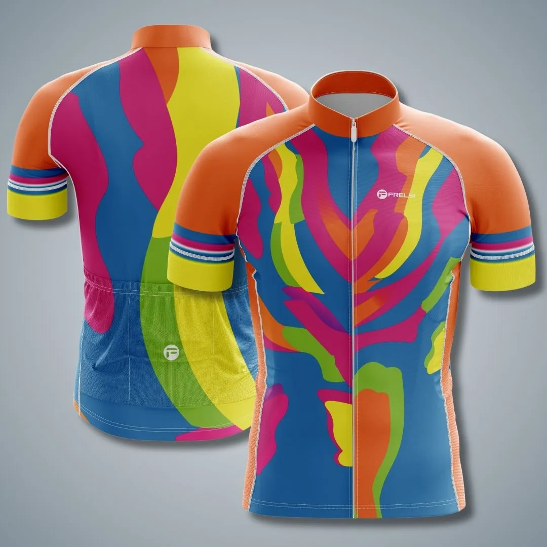Harmony Hues | Men's Short Sleeve Cycling Jersey