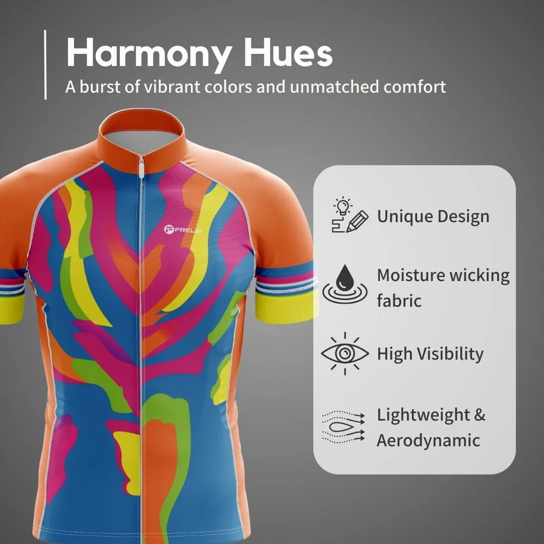 Harmony Hues | Men's Short Sleeve Cycling Jersey