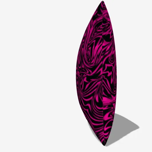 Hot Pink Zebra  Polyester Pillow Cover - Made in USA