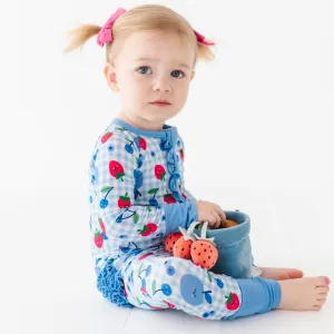 Kiki   Lulu - Berry Patriotic Convertible Footies with Ruffle