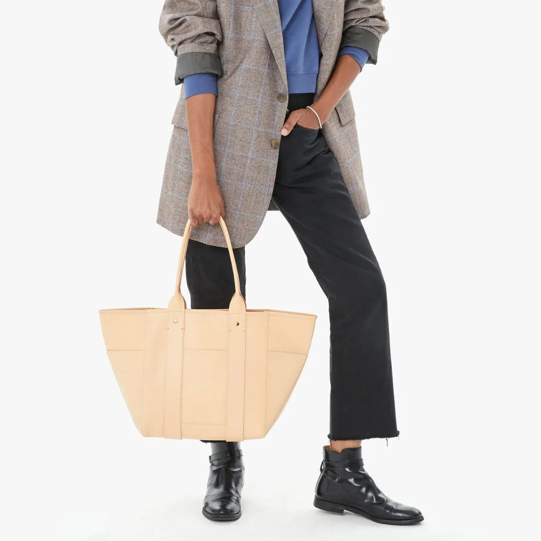 Le Slim Box Tote (Undyed)