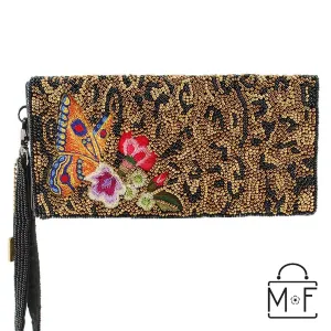 Mary Frances Wild Garden Beaded-Embroidered Cross Body Wallet