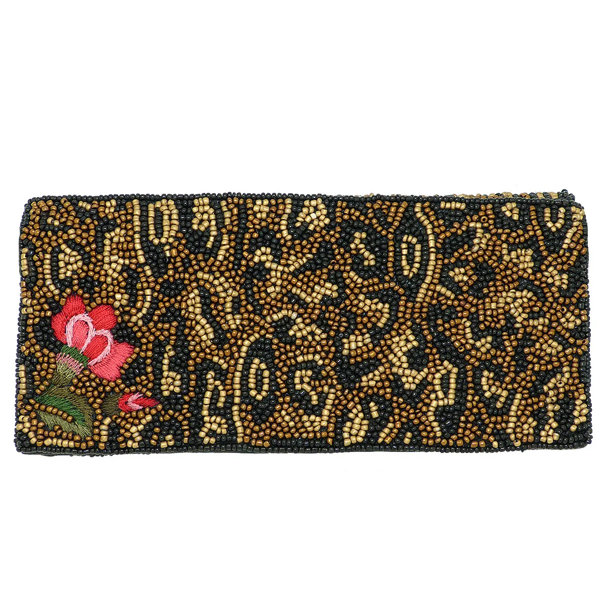 Mary Frances Wild Garden Beaded-Embroidered Cross Body Wallet
