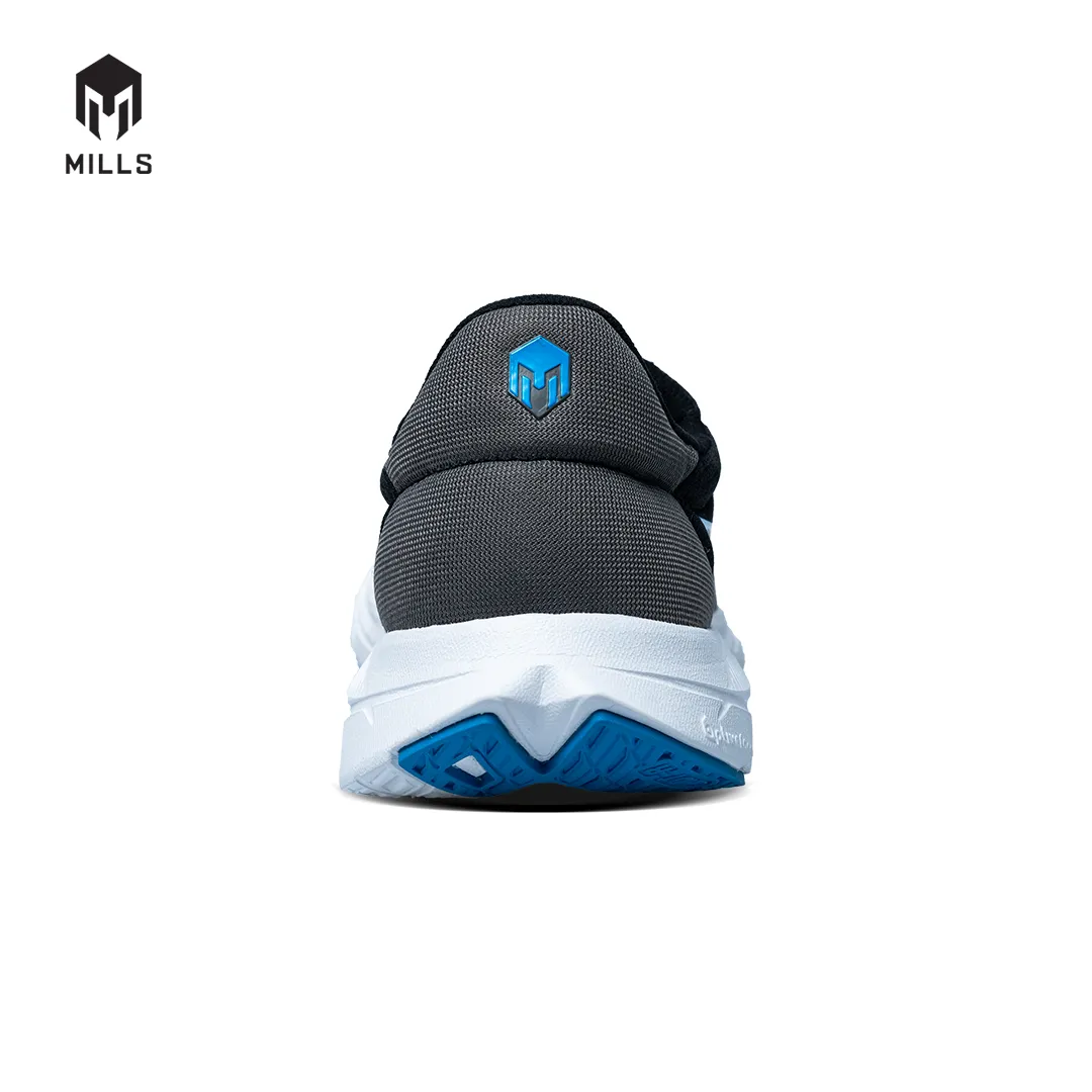 MILLS Sepatu Lari Running Shoes Treximo Vision Black / Blue / White 9103401