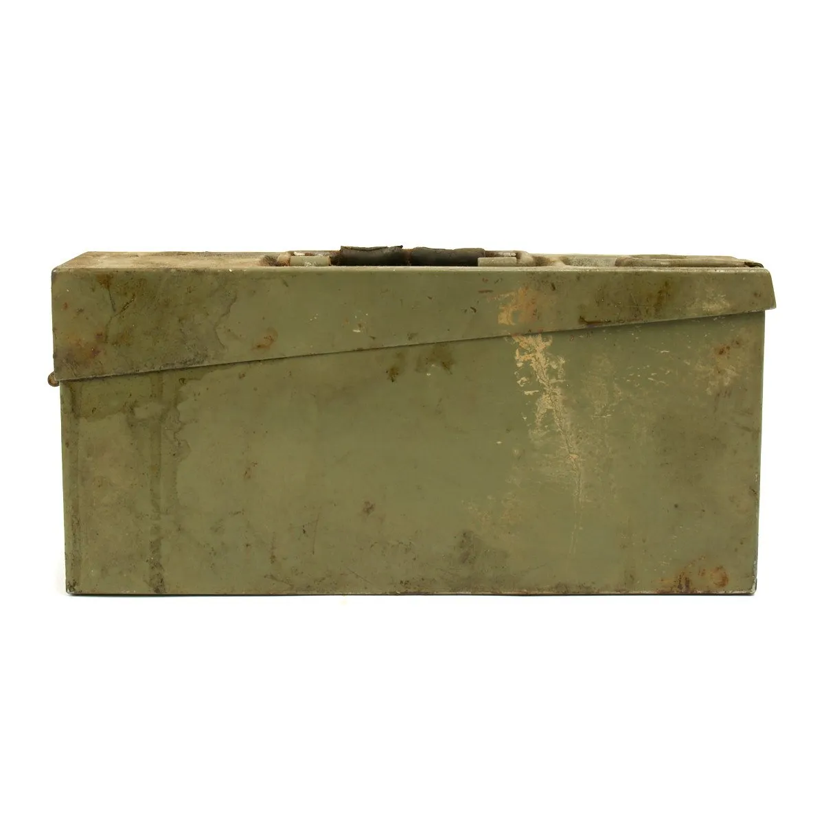 Original German MG 34/42 Ammunition Can in Postwar Green - GRADE 2