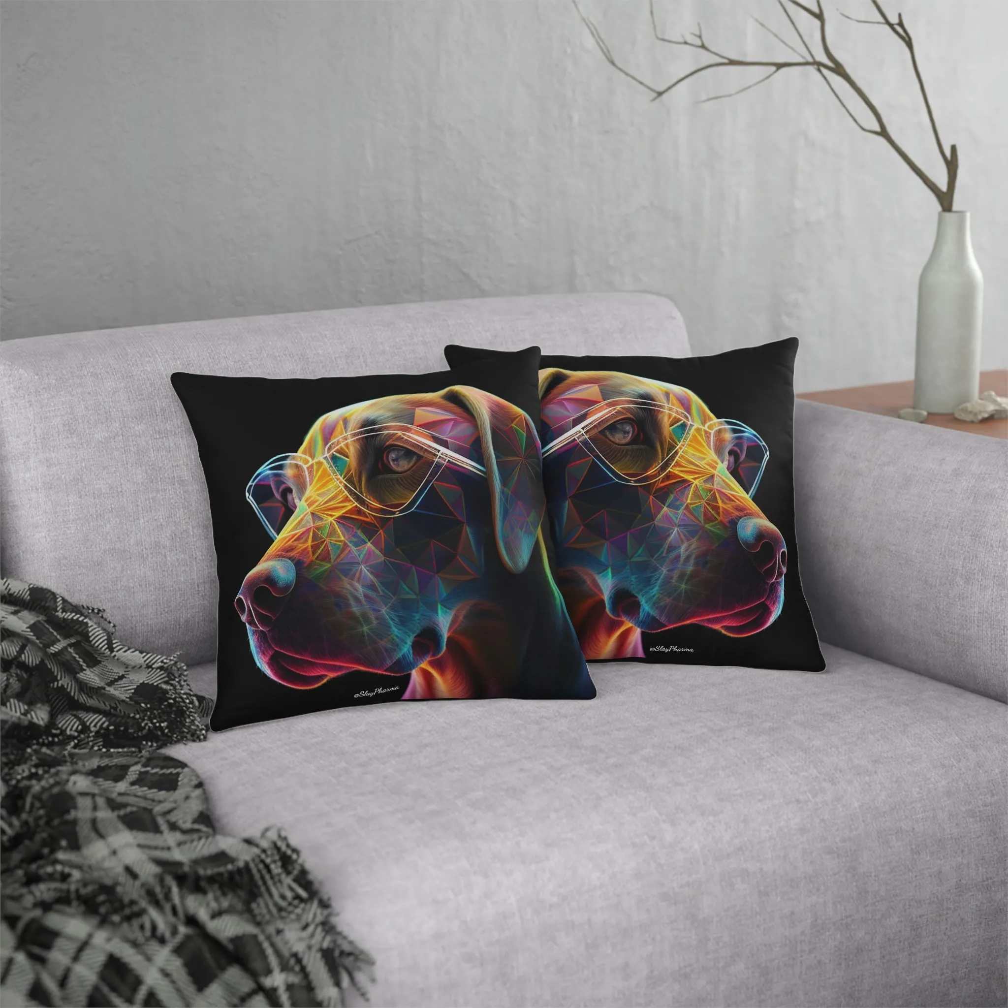 "Mans Best Friend Evolved" Waterproof Pillows
