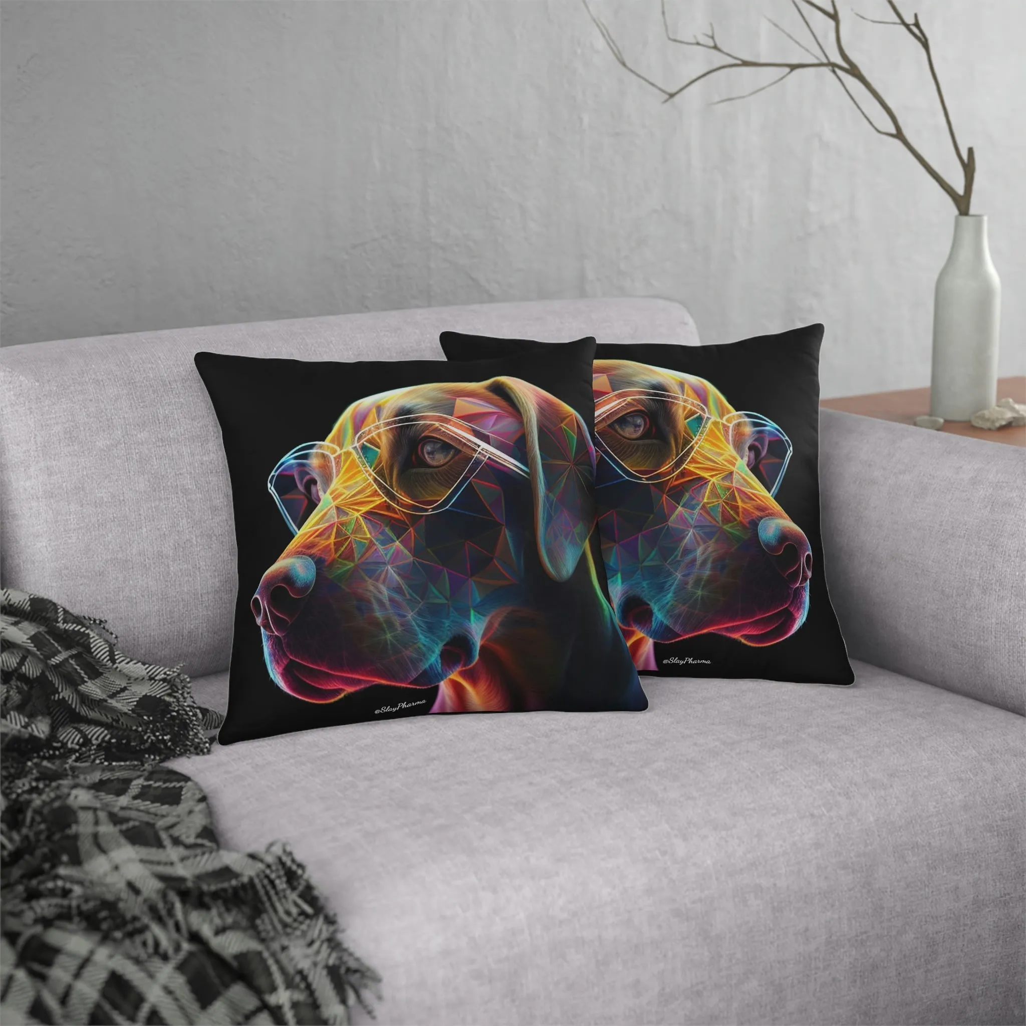 "Mans Best Friend Evolved" Waterproof Pillows