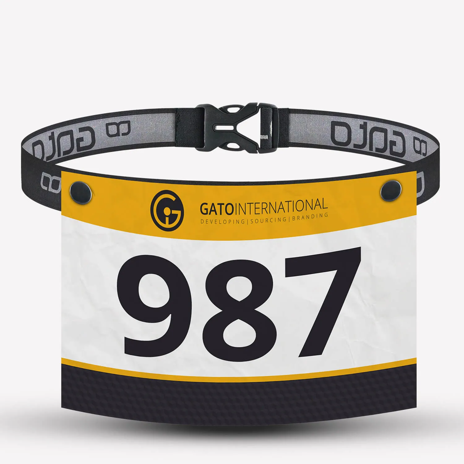 Race Number Belt Snap