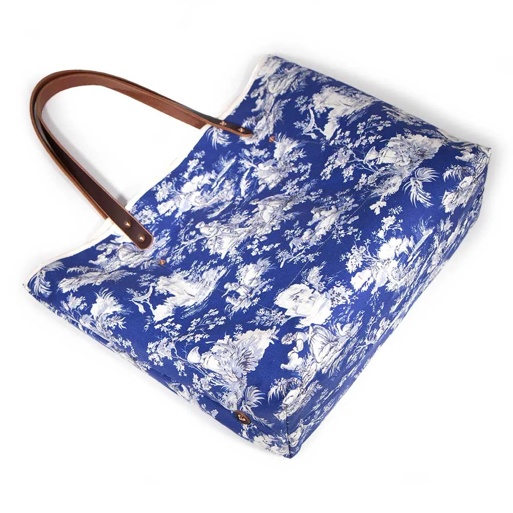 Sapphire Toile All Day Tote