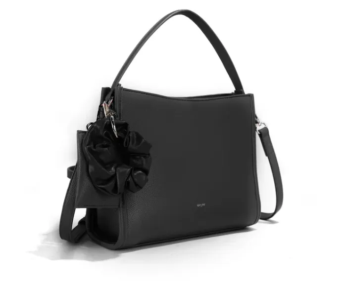 The 'Alice' Top Handle Crossbody #7242-P | Black