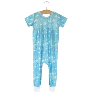Tie Dye Stars Bubble Zip Romper